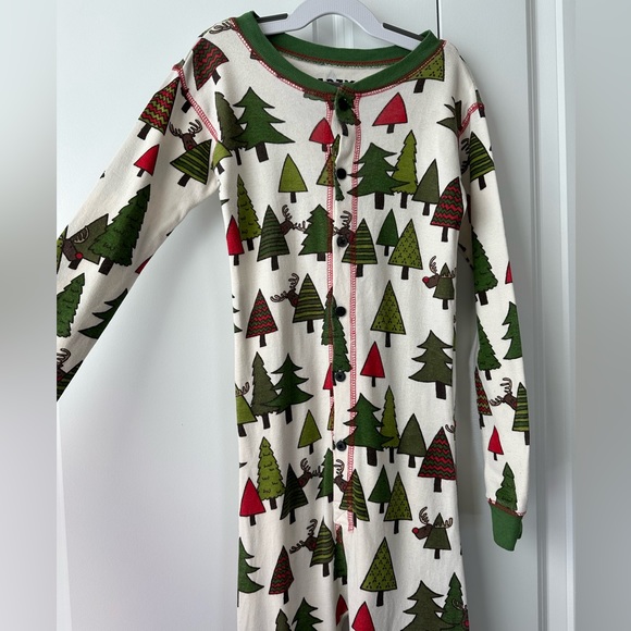 Lazy One "No Peeking" Moose Butt Flapjack Pajamas (Size 8) - Picture 4 of 5